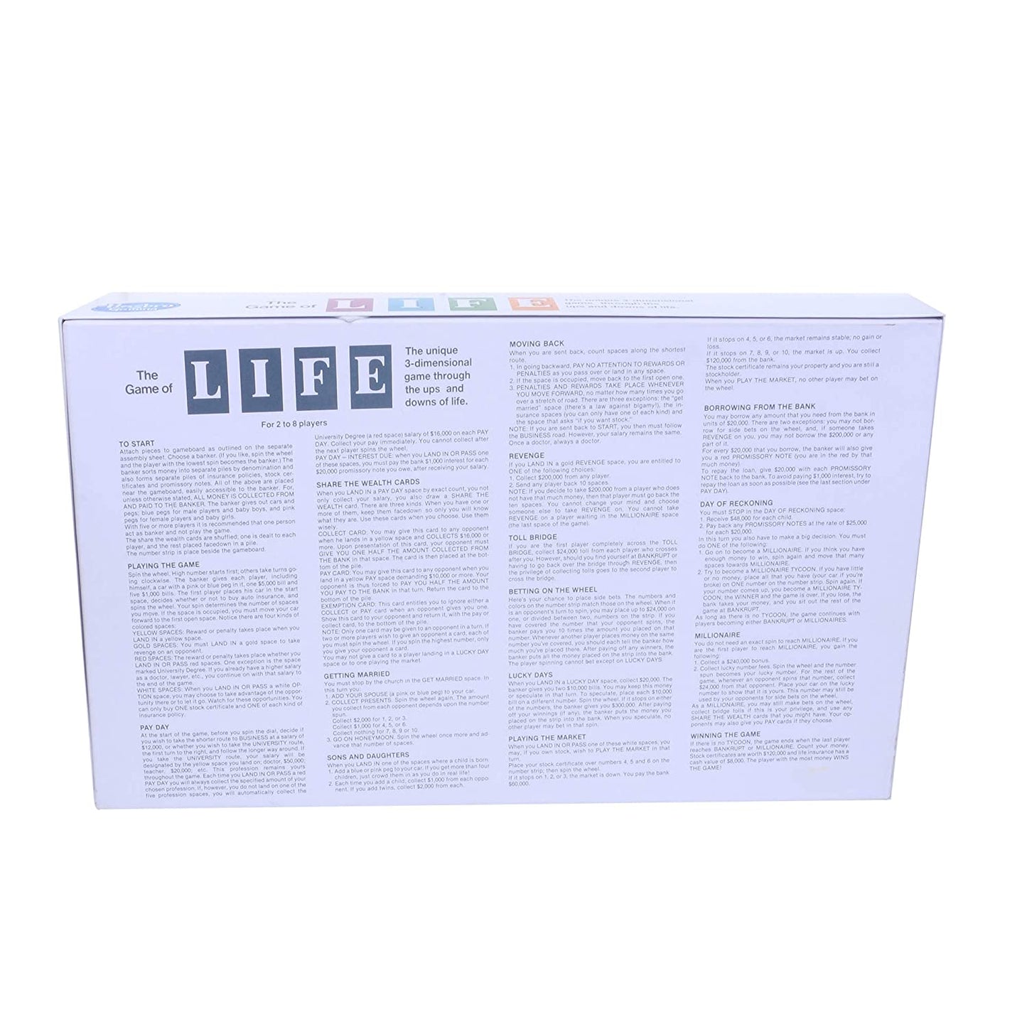 Hasbro Gaming - The Game of Life Strategy Board Game - Fun for Families & Kids Ages 9+ - 2-8 Players - Multicolor