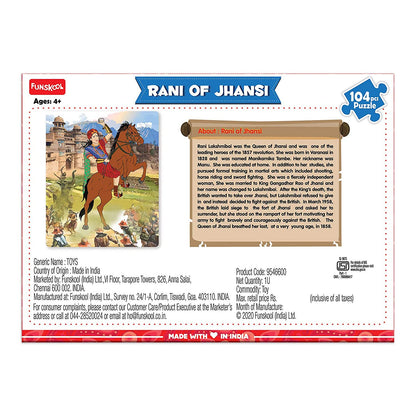 Funskool Rani of Jhansi Historic Characters 104 Pcs Puzzle Educational Gift for 5+ Year Kids