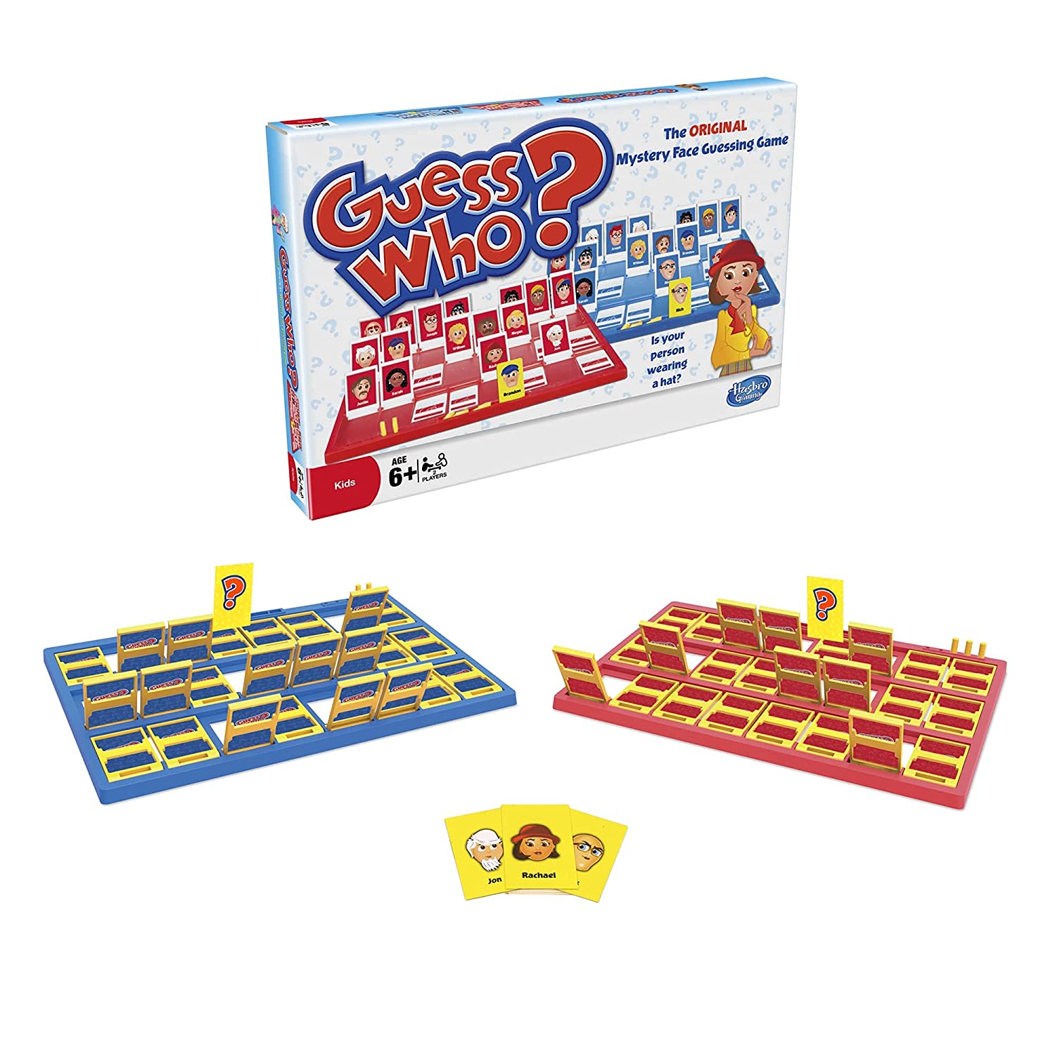 Hasbro Guess Who The Orignal Mystery face guessing Board Game for 6+ year kids and adult Players
