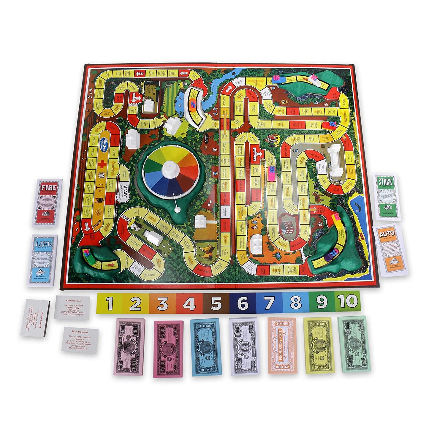 Hasbro Gaming - The Game of Life Strategy Board Game - Fun for Families & Kids Ages 9+ - 2-8 Players - Multicolor