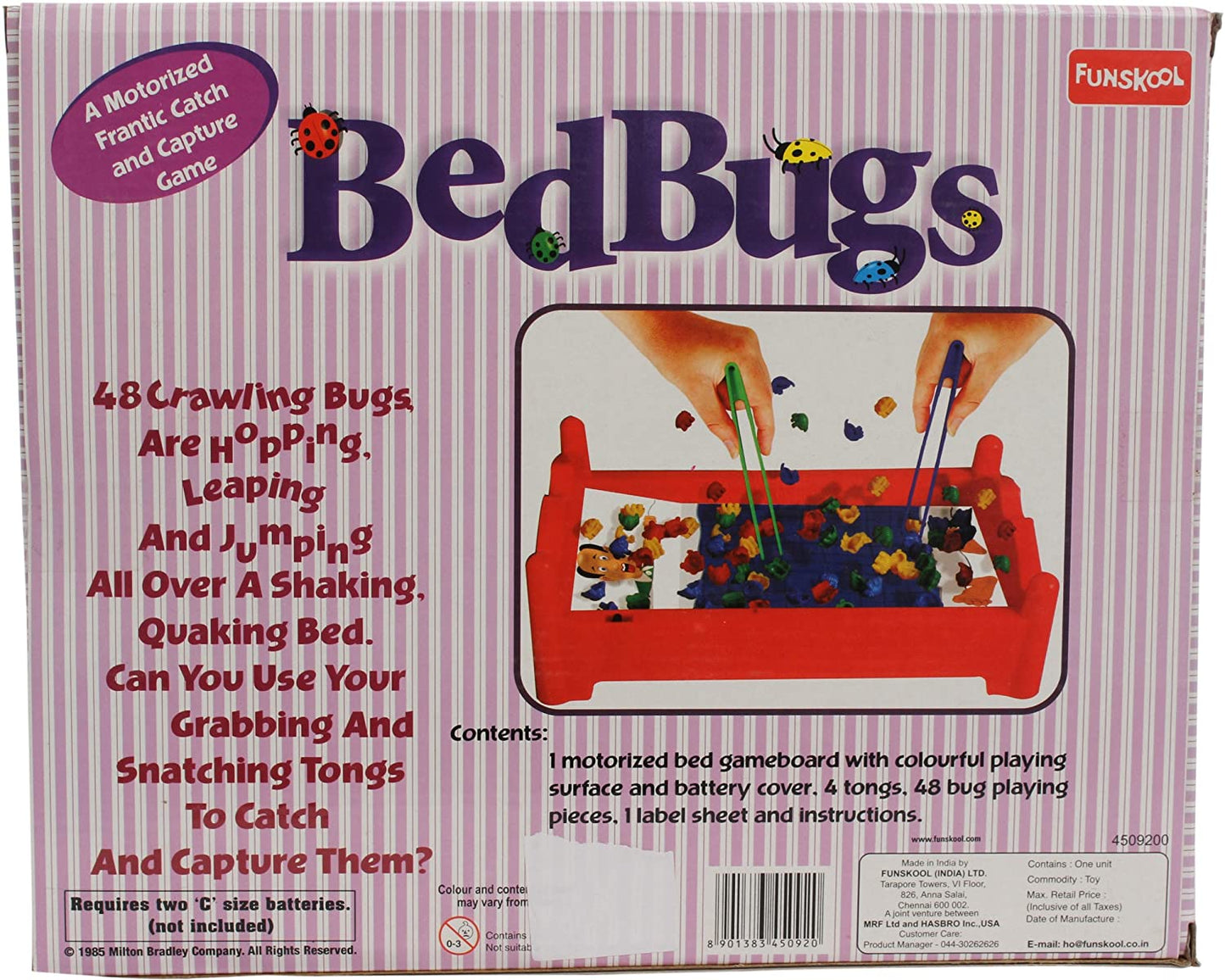 Funskool Bed Bugs Board Game - Multi-Color for Kids 6+ Years