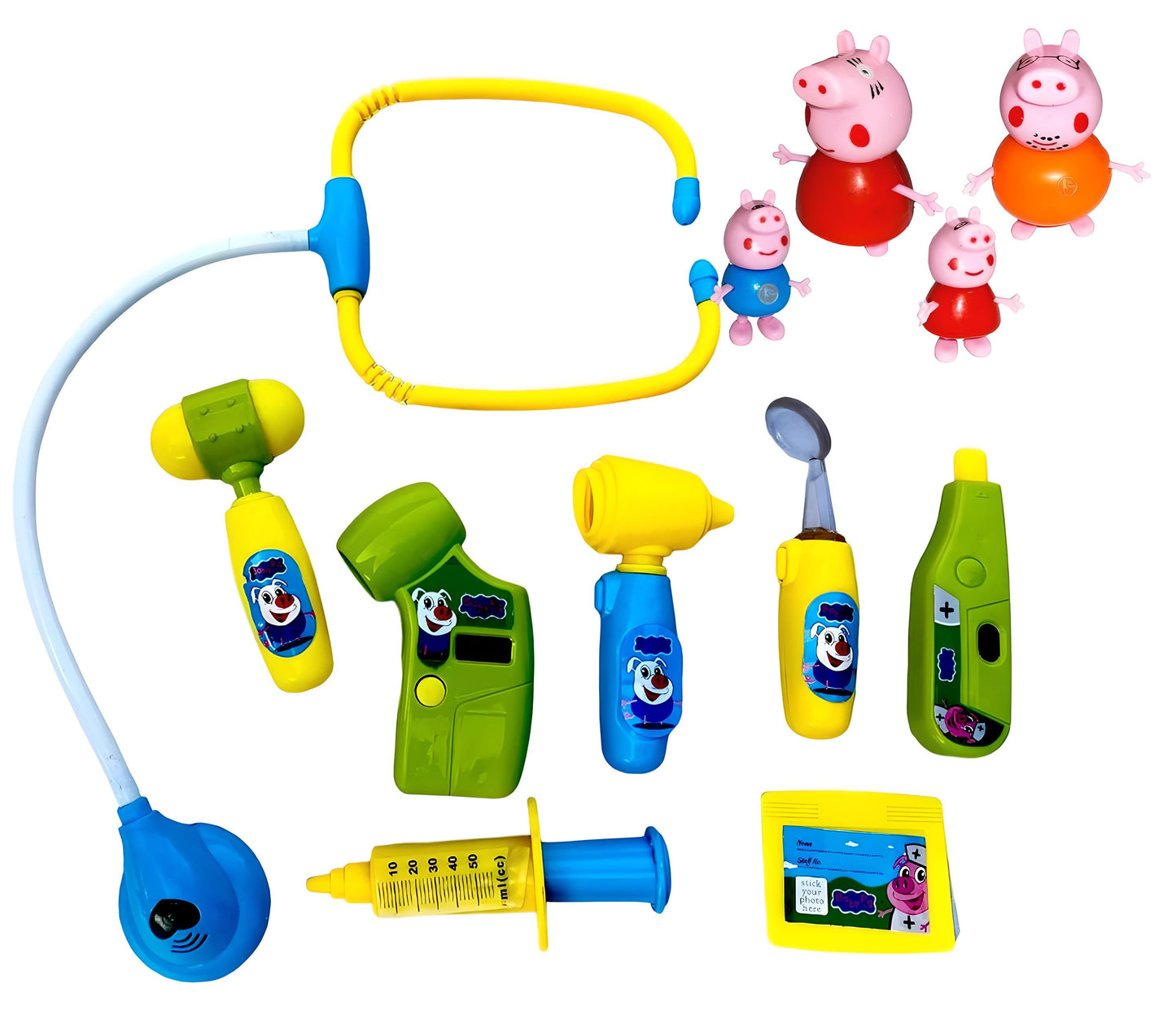Peppa pig doctor set Doctor Set Pretend Play Toy Set For Kids Battery Operated.