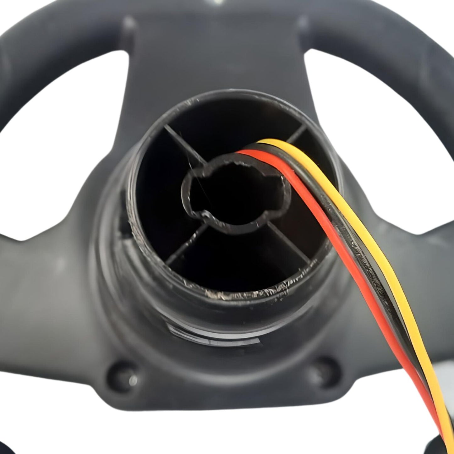 MM TOYS Kids Electric Car Jeep Steering Replacement Part Accessories With Horn And Music Buttons - Black