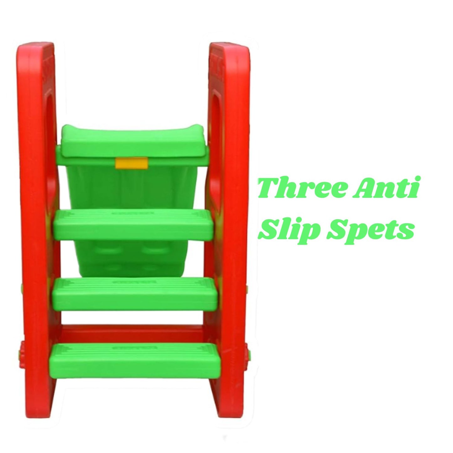 Playgro School Bus Slide PG-246: 3 Steps, 31.5" Height, Ages 2-5 Year kids , Sturdy & Safe, Indoor/Outdoor Fun -- Multicolor