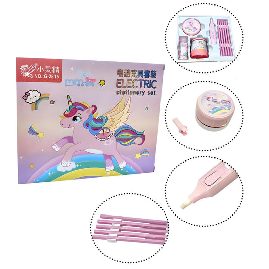 MM TOYS Electric Stationery Set - Ultimate Creative Kit for Kids