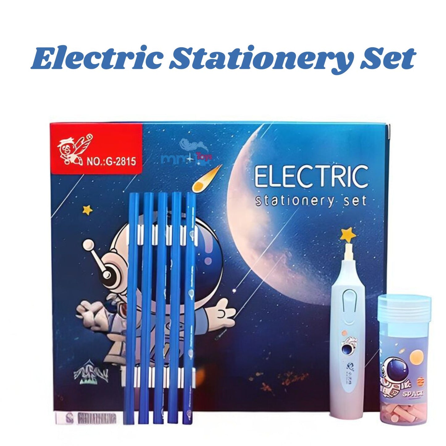 MM TOYS Electric Stationery Set - Ultimate Creative Kit for Kids