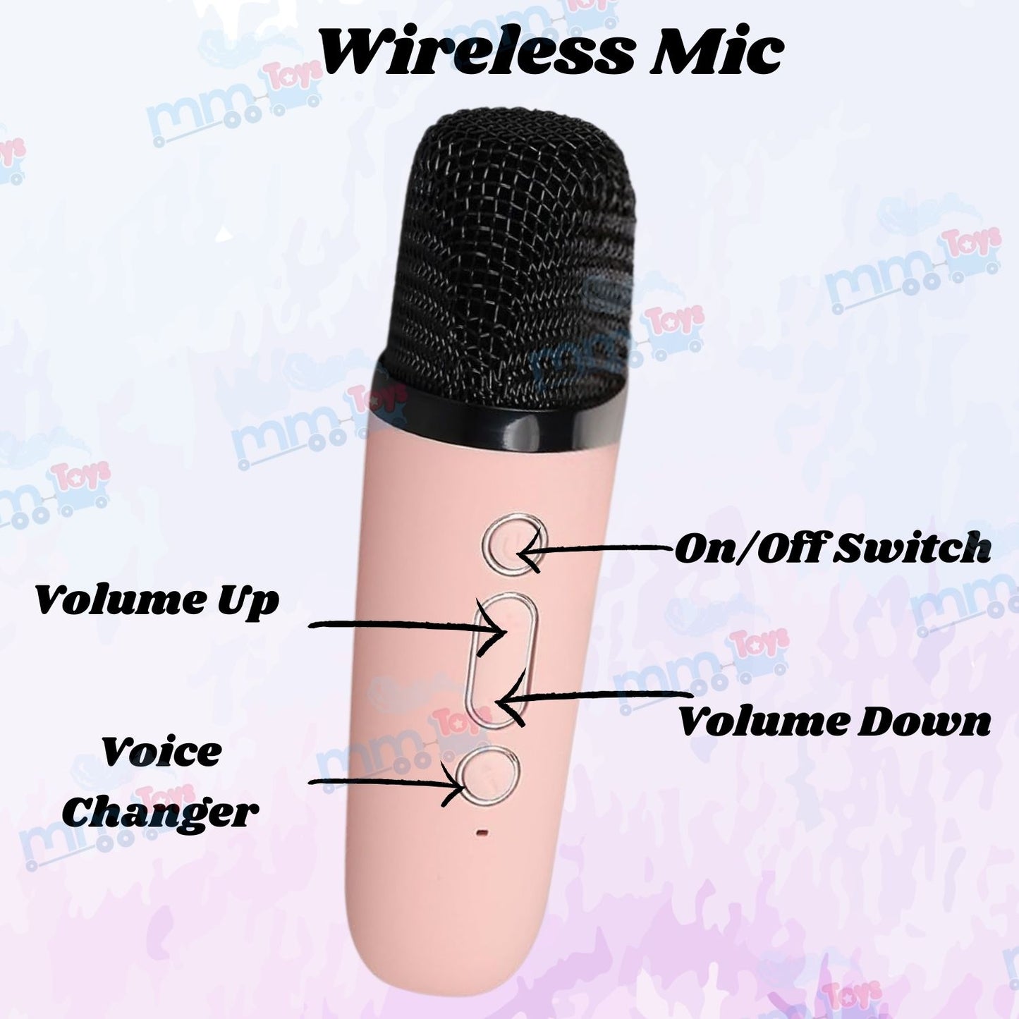 MM Toys Wirelss Mic With Speaker