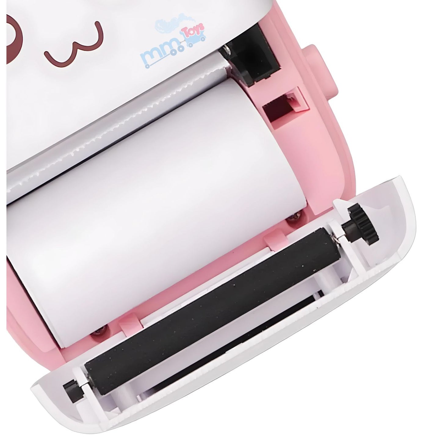 MM TOYS Kids Instant Print Digital Camera, HD Camera, Black & White Printing, SD Card Supported, Rechargeable Battery, Paper Roll Included, For Ages 5–12 Years, Multicolor