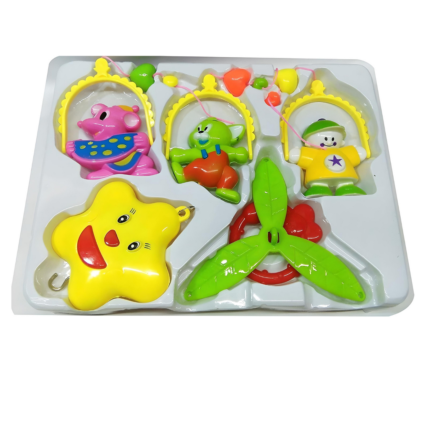 MM TOYS Musical Cot Mobile Rotatting Hanging Rattles Harmonious Music For New Born 0 6 12 Months