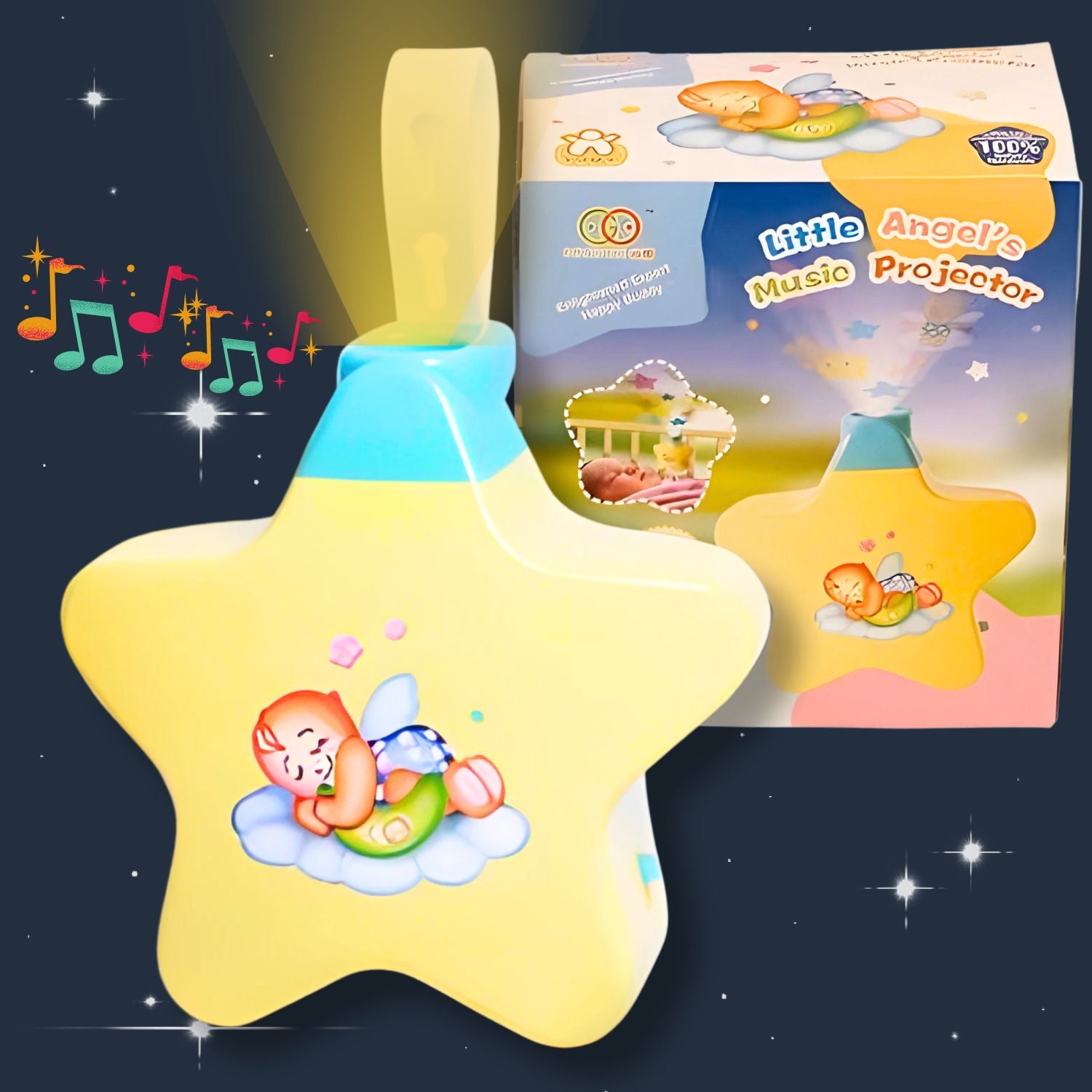 MM Toys Baby Sleep Projector With Star Light Show and Music 8661