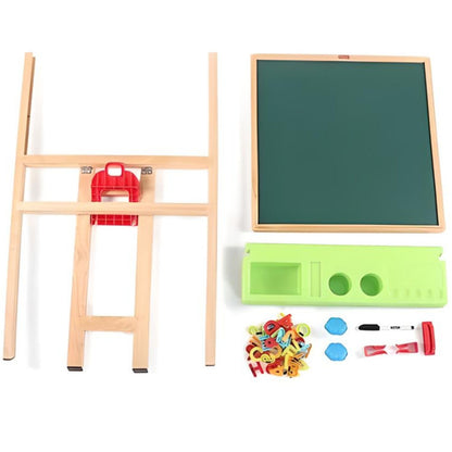 GIGGLES MY FIRST EASEL 4 IN 1 MULTICOLOR WOODEN FOR 3 TO 10 YEARS
