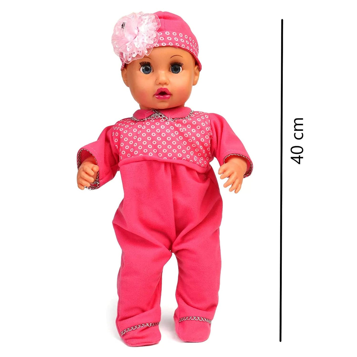 Speedage Princess Doll Lifelike Features 40 cm, Safe Materials, Inspires Creativity - Perfect Gift for Girls Aged 3-10 - Pink