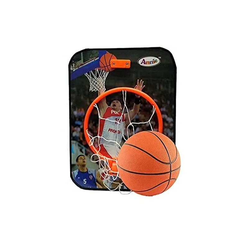 MM TOYS WALL HANGING BASKET BALL BOARD PORTABLE WITH SOFT BALL FOR KIDS INDOOR AND OUTDOOR USE