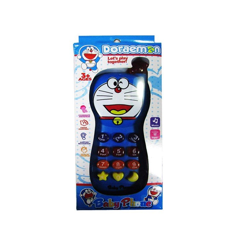 Doraemon / Micky / Menion Toy Phone With Light And Music For KidsB-92