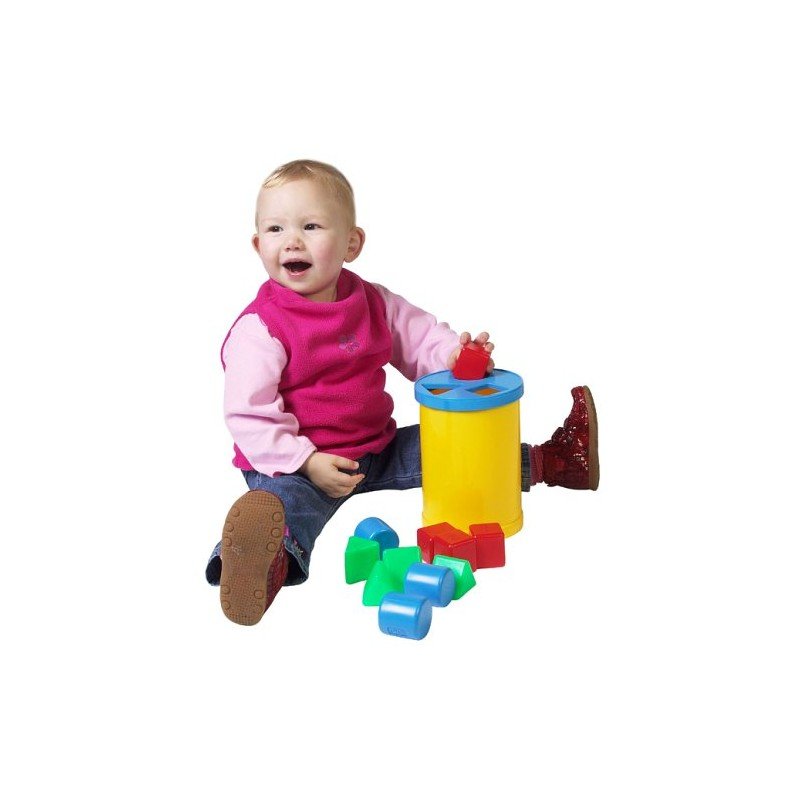 Fisher Price Baby's First Blocks (71024) - Interactive Shape and Color Learning Toy for 6+ Months Kids, Multicolor