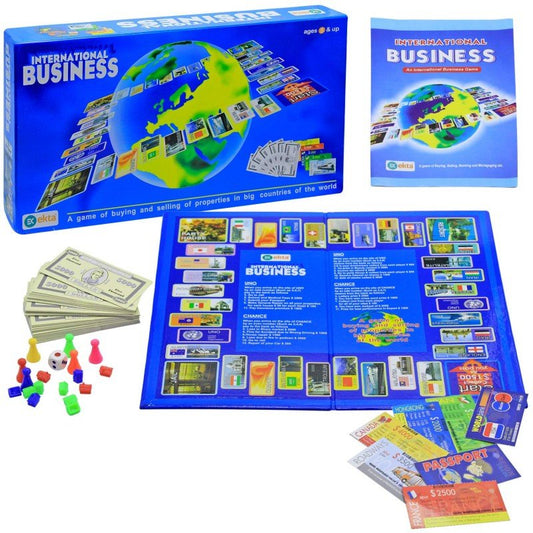 Ekta Game of Money International Business Board Game for Kids (Multicolour) 8 Year And Above