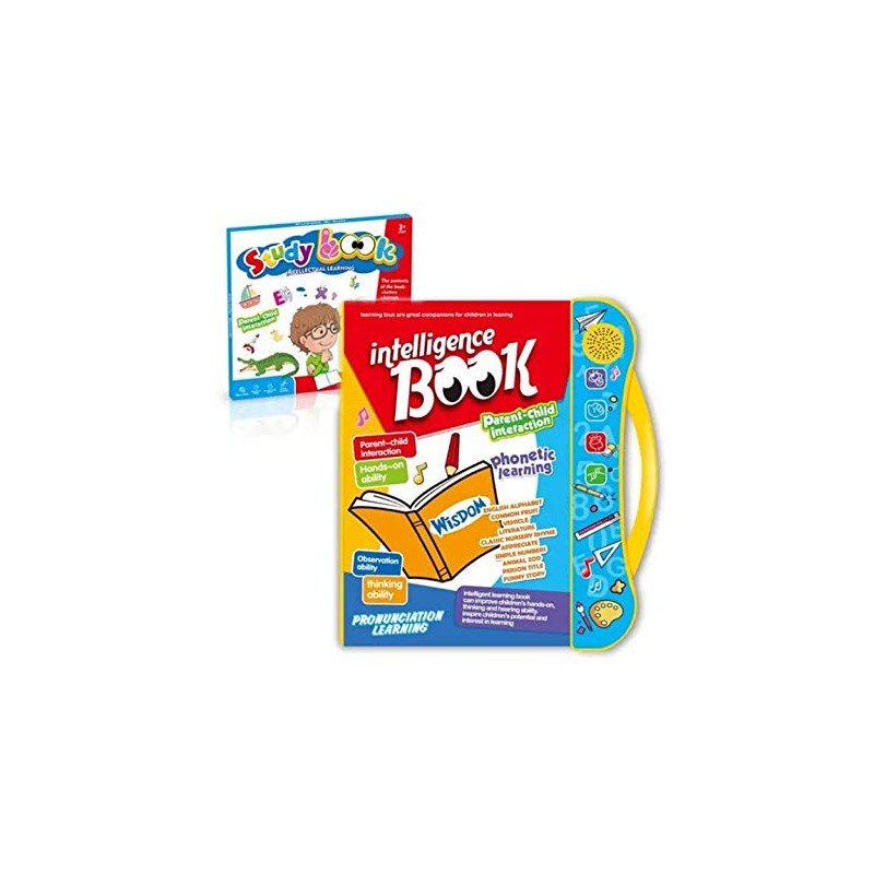 MM TOYS ELECTRONIC KIDS INTELLECTUAL E LEARNING BOOK WITH READING AND SOUND WITH TOUCH FOR 1 YEAR TO 5 YEAR BOY AND GIRLS