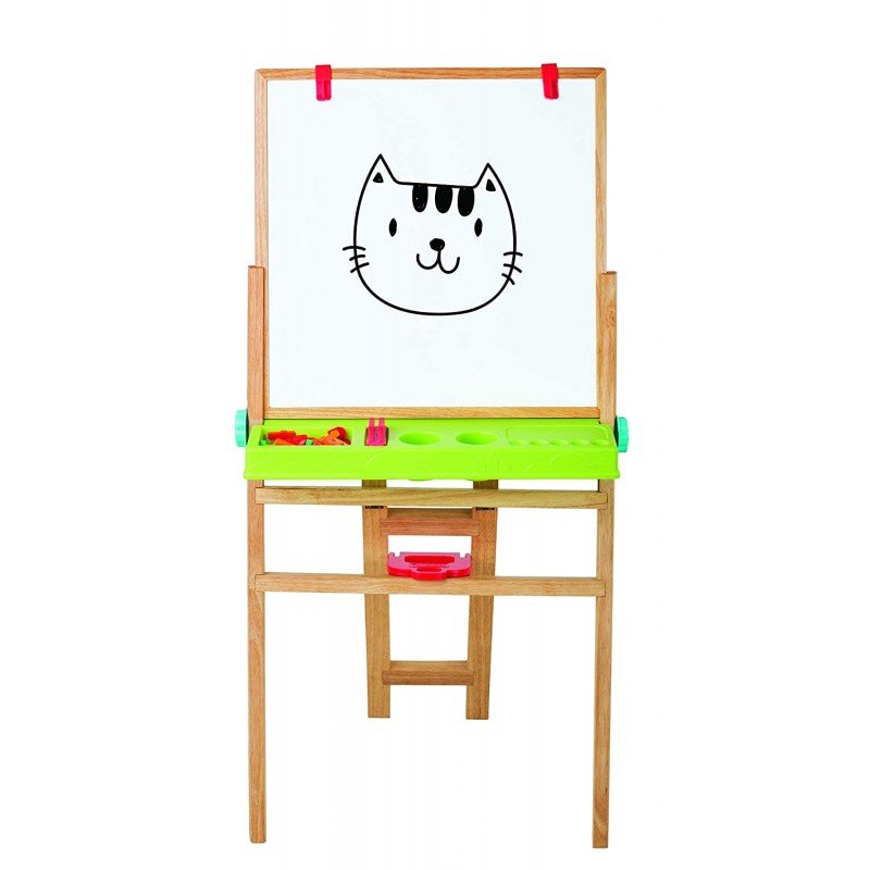 GIGGLES MY FIRST EASEL 4 IN 1 MULTICOLOR WOODEN FOR 3 TO 10 YEARS