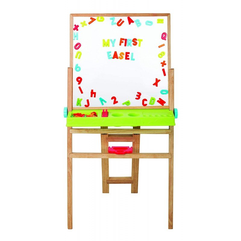 GIGGLES MY FIRST EASEL 4 IN 1 MULTICOLOR WOODEN FOR 3 TO 10 YEARS