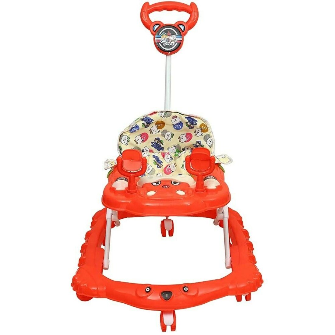 MM toys Adjustable Baby Walker With Music For 6+ Months