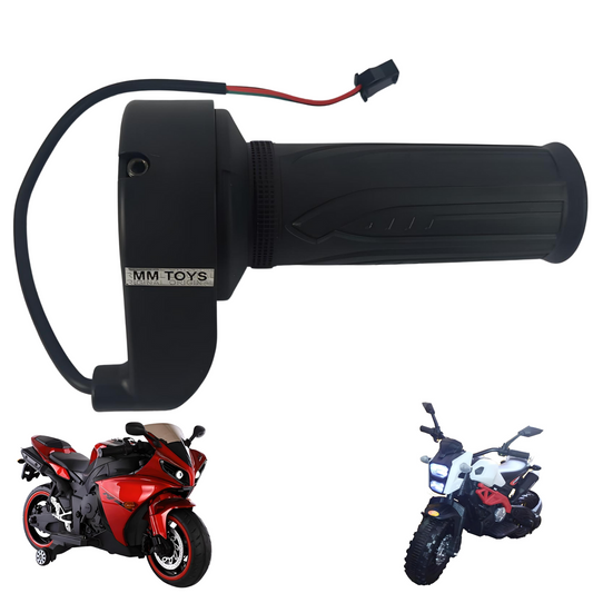 MM TOYS 12v Kids Electric Bike Hand Race Grip Accelerator Throttle Replacement Part With 3Pin JST SMP Connector