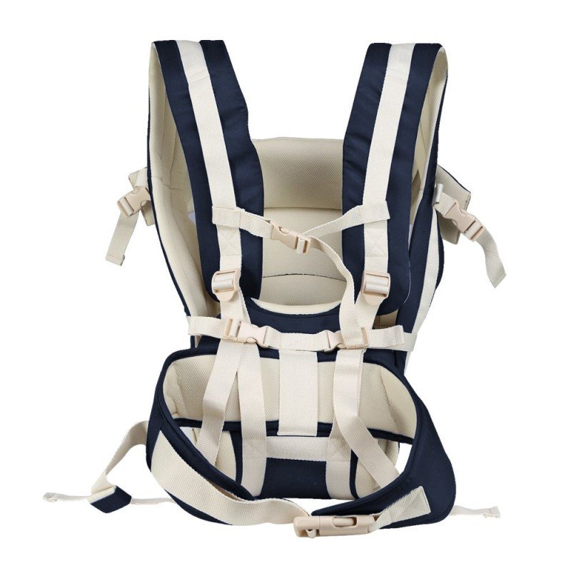 LUVLAP ELEGANT BABY CARRIER WITH 4 CARRY POSITIONS, FOR 4 TO 24 MONTHS BABY, MAX WEIGHT UP TO 15 KGS (DARK BLUE)