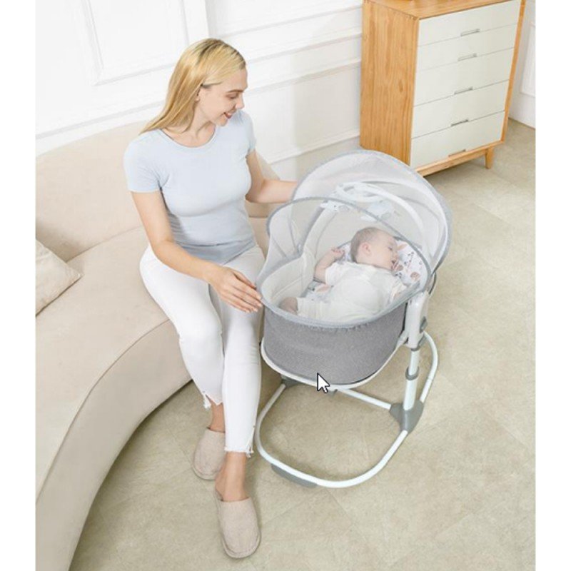 Mastela 6 in 1 Deluxe Multi-Function Rocker And Bassinet ,Infant Carrier ,Toddler Seat ,Play Time - 8037