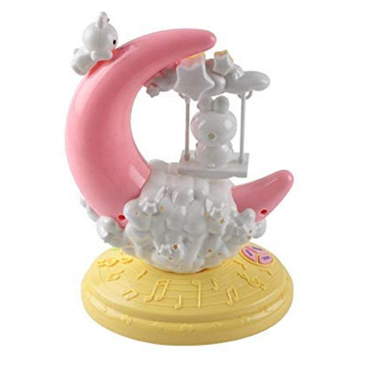 MM TOYS ELECTRONIC ORGAN CARTOON MOON RABBIT MUSICAL TOY PIANO FOR KIDS - MULTICOLOR