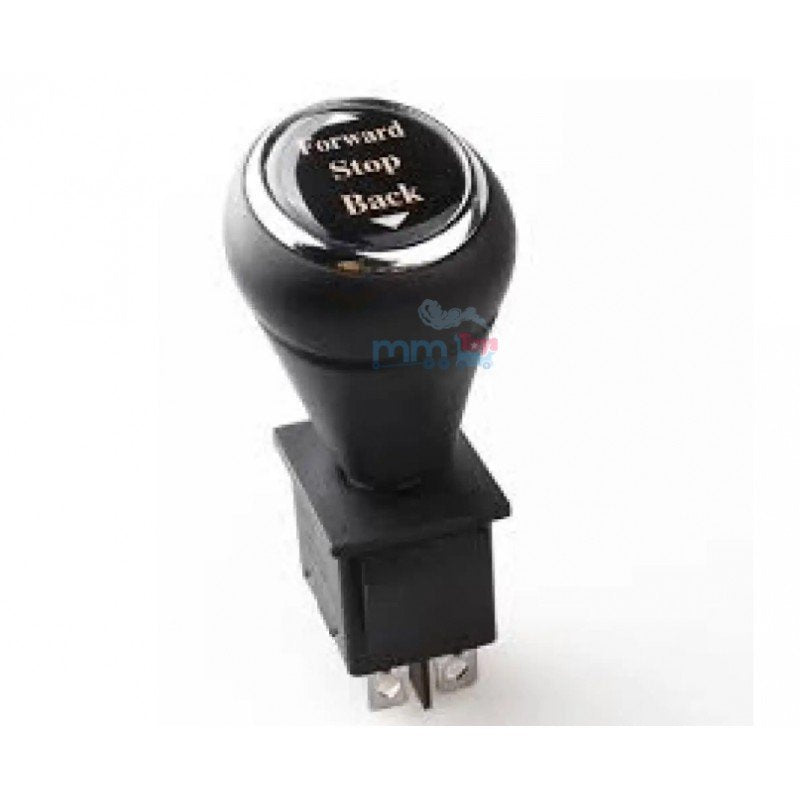 gear shifters switch MM TOYS Forward & Backward Gear Lever Type Shift Switch with Knob for Children's Electric Powered Cars- Black