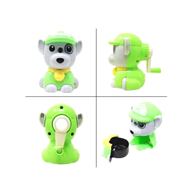 MM Toys Plastic Paw Patrol Cartoon Shaped Manual Color Pencils/Pencil Sharpener , Table Sharpener Machine School Stationary Gift