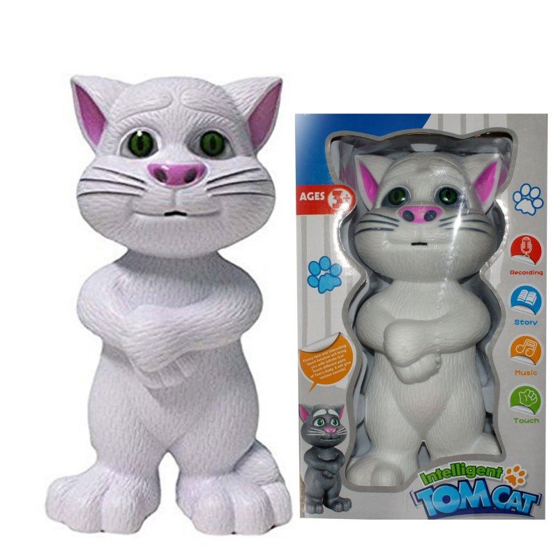 MM TOYS REPEAT TALKING TOM TALK BACK CAT MUSIC AND RECORDING 20 DIFFERENT FUNCTIONS - COLOR MAY VARY 838-17