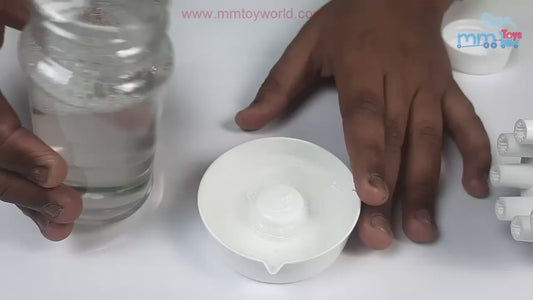 MM TOYS Electric Gatling Bubble Machine Gun Toys for Kids, Toy Bubble Gun with 8 Holes, Bubble Solution Liquid, Dipping Tray | Indoor Outdoor Gun Toys for Kids | Bubble Gun for Kids Boys 2+ Years