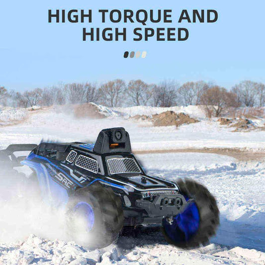 MM TOYS Mini Off-Road Racing RC Car: Wireless Camera Compatible with Android/iOS, High-Speed, High-Torque, Rechargeable Batteries Included
