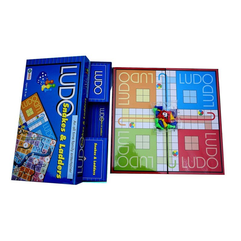 Ekta Snakes and Ladders Ludo Game | Fun-Filled Family Entertainment | Suitable for Ages 4+