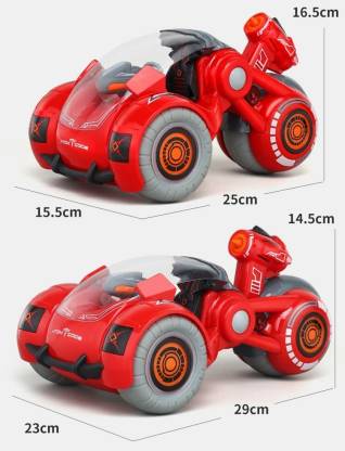 MM Toys Electronic Stunt Spray Truck with Mist Spray & Music - 360° Rotation, Battery Operated For 2 To 5 Year Kids- Multicolor