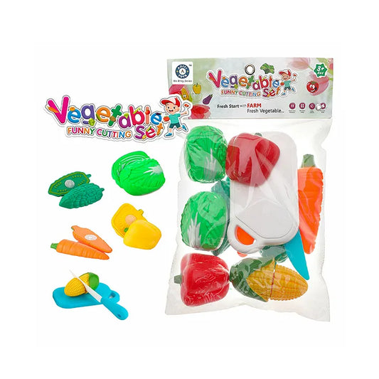 Aditi Toys Vegetable Set - 7 Pieces, Multicolor, Safe Material, Realistic Design - Engaging Play and Learn Toy