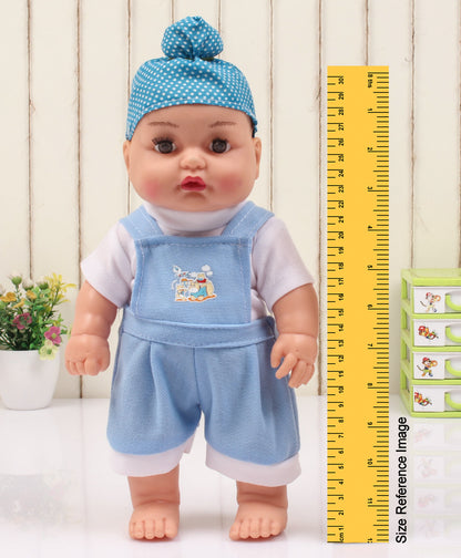 Speedage 33.5cm Happy Singh Junior Baby Doll, Model SHSJD-02, Ideal for 1-7 year old Kids, Colour Varies, Enhances Imagination & Empathy