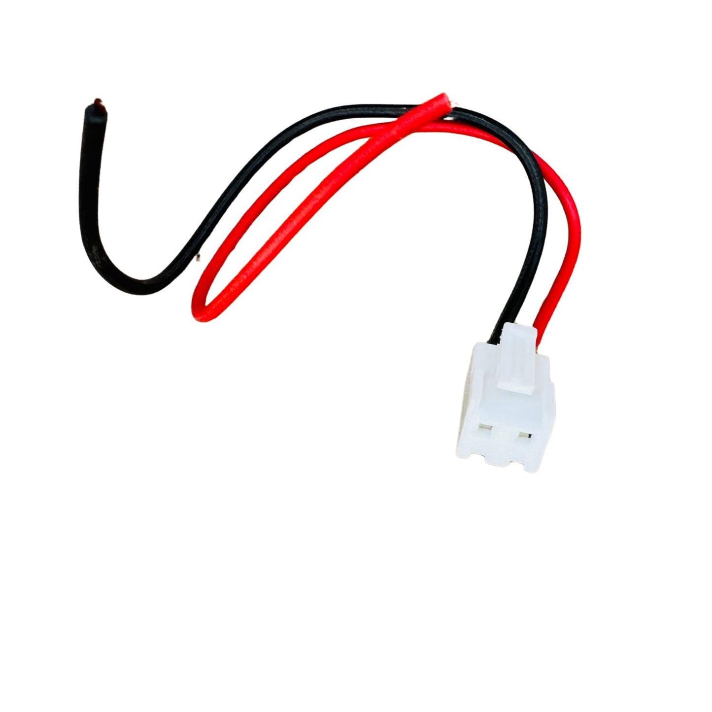 MM TOYS 2 Pin Female Connector for Steering Connection With Controller, Strong Grip, Easy Installation, Durable Plastic, Kids Electric Rideon, White Color