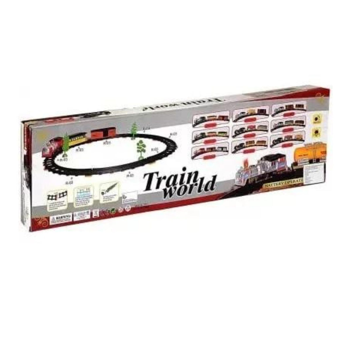 Toyworld Train Model MM TOYS Train World Toy Train With Track Real Like Train Sound And lig ...