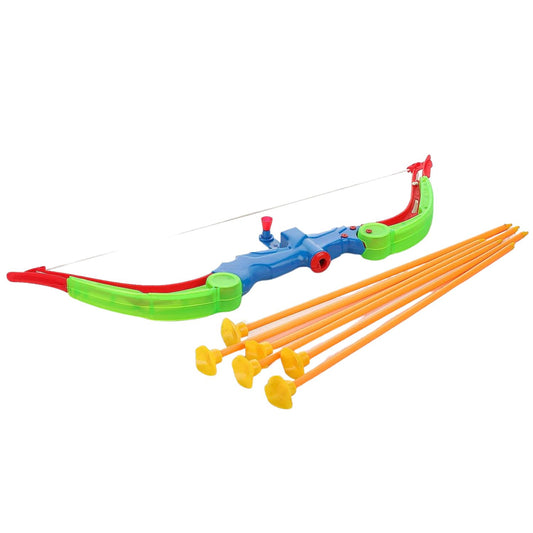 Aditi Dhanush AT69 - LightningBow: Bow and Arrow Toy Set, Child-Safe Plastic, Illuminated Bow, Elastic Tension Wire, Set of 3 Arrows