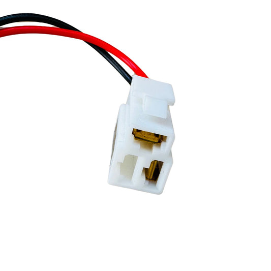 MM TOYS 2 Pin Power Connector for Kids Electric Rideon Controller, Easy Installation, Durable Plastic Build, White Color