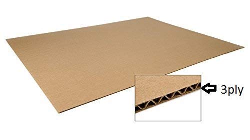 MM TOYS 3 Ply Brown Corrugated Box For Packing 6x4x2 Inches-Pack of 50