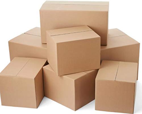 MM TOYS 3 Ply Brown Corrugated Box For Packing 6x4x2 Inches-Pack of 50