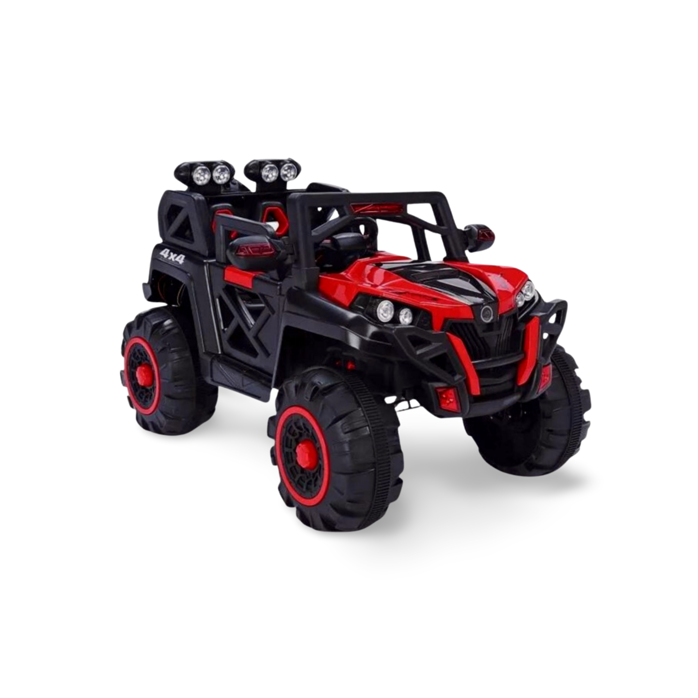 Electric 4 x 4 Jeep Ride On 2188 Painted Heavy Duty With Suspension Spring For Kids 2-8 Years Weight Capacity 45kg ,5 Motors. 12v