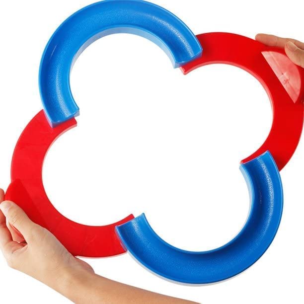 Aditi Toys 8 Shape Infinity Loop Interaction Creative Track Toy: Includes 2 Bouncing Balls, Enhances Hand-Eye Coordination,Learning Toy for Kids