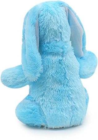 MM Toys Binky Dancing & Singing Plush Rabbit with Moving Ears & Hands, Soft & Flufy- Sky Blue