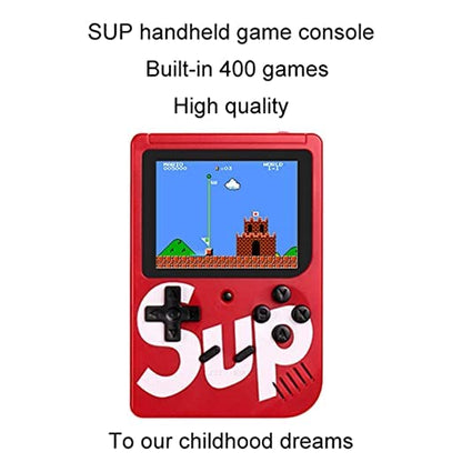 SUP 400-in-1 Handheld Retro Game Box - Single Player | Without Remote | Includes Super Mario, Contra, Aladdin and More | A Like Star Product - Color May Vary