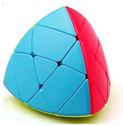 MM TOYS Pyramid Magic Puzzle Cube (Curved Pyramorphix) – Stickerless, Smooth Rotation, Brain Teaser for Kids 6+ & Adults