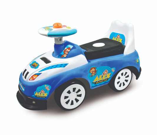 SKOODLE ALEX Super Car Push Ride On - Lights, Music, Storage Space - For 1 to 3 Year Old Baby - Color May vary