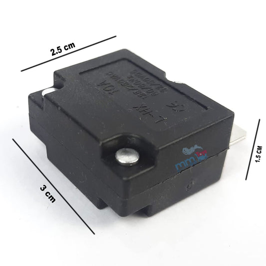 MM TOYS 10A 125-240VDC Automatic Reset Relay Fuse Thermal Switch Circuit Breaker For Kids Electric Car